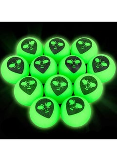 Rhode Island Novelty Rhode Island Novelty Glow-in-The-Dark Alien Hi-Bounce Balls (1 dz)  - Image 1