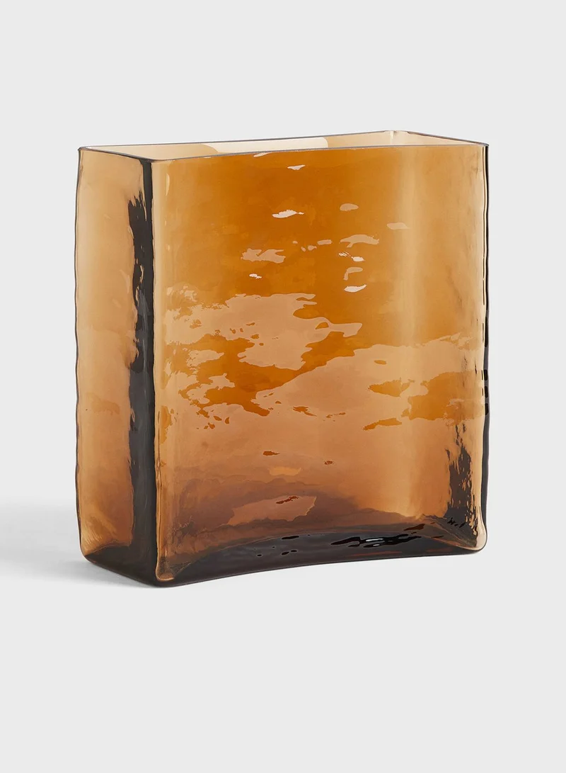 اتش اند ام Textured Glass Vase