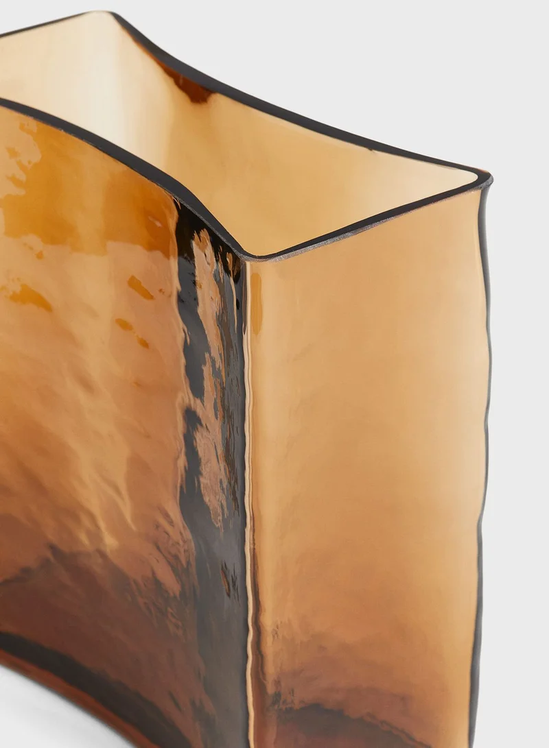اتش اند ام Textured Glass Vase