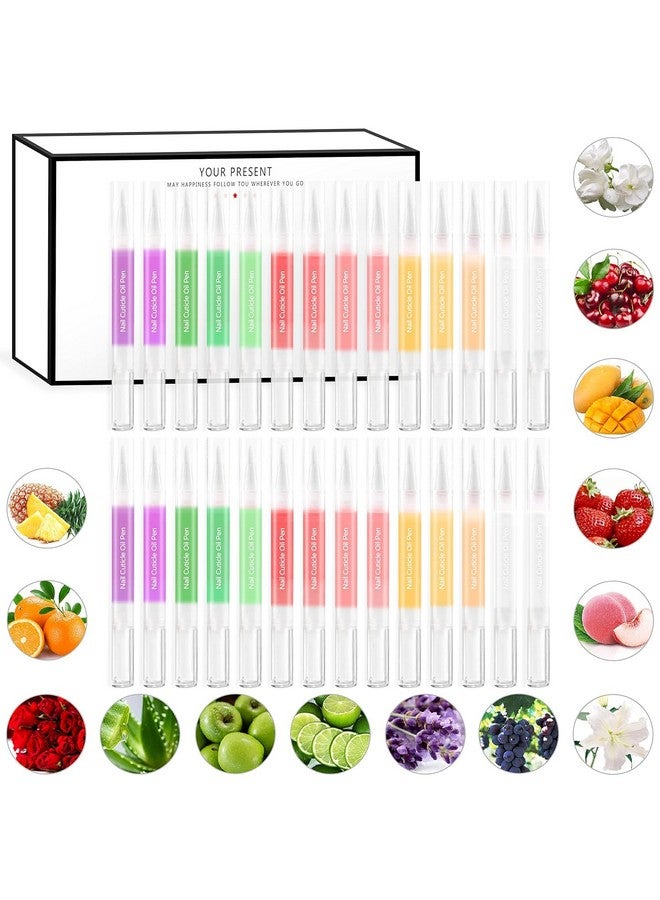 سولمار قلم زيت بشرة الأظافر 28 قطعة جل العناية بالأظافر قلم زيت الأظافر طلاء الأظافر المغذي بالفيتامينات جل إصلاح طلاء الأظافر المرطب للعناية بالأظافر الجل - Image 1