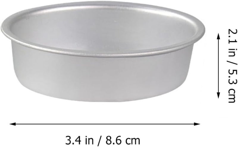 6pcs Non-stick Anodized Oval Cake Pans Oval Shape Cheesecake Baking Molds for Oven Use Specialty Baking Supplies - Image 2