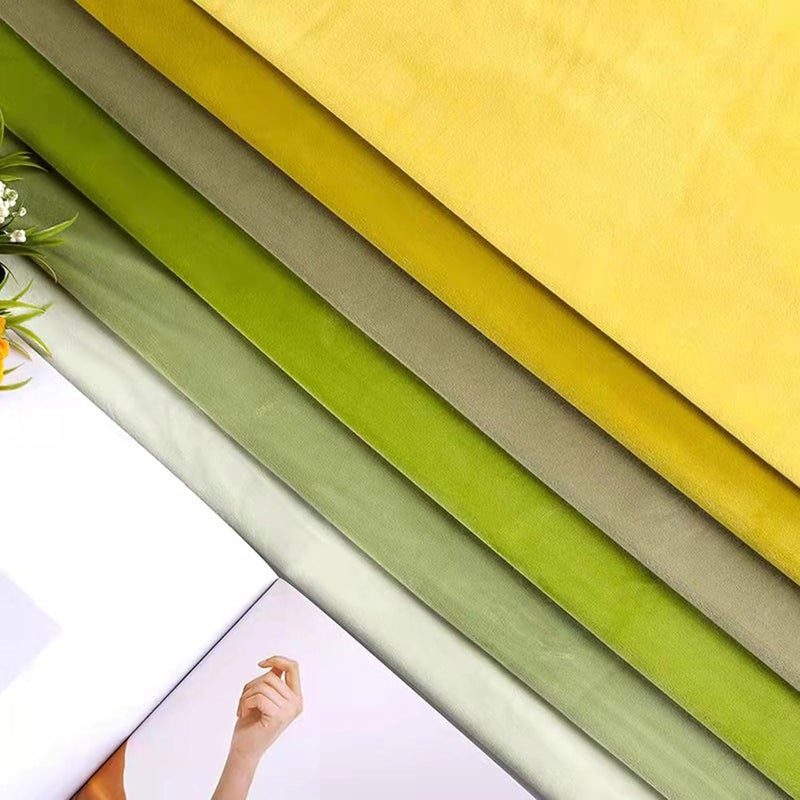 Velvet Super Soft Plush Short Pile Velour Fabric Material, for Clothing Home Décor Upholstery Backdrop Tablecloth Curtains Boxes Sewing Upholstery Repairs Costumes, 50x50cm/50x160cm (Color : Beige, - Image 4