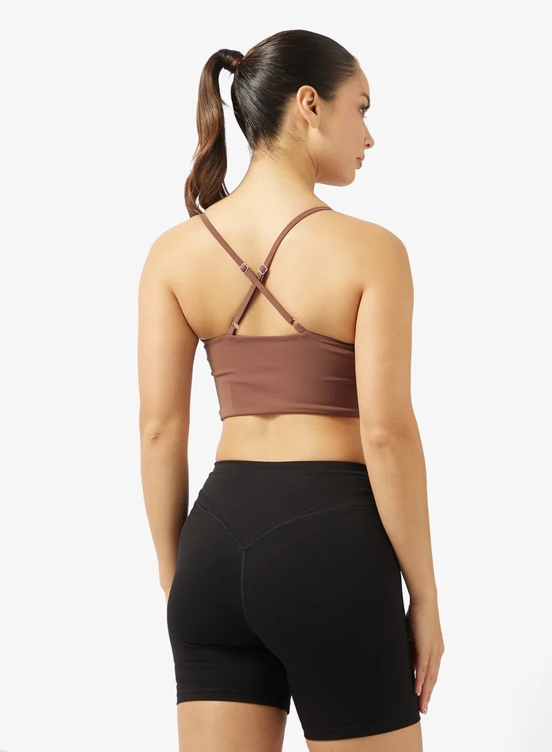 FRWD Seamless Ultra Soft Cross Back Cami Top