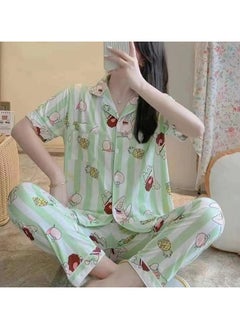 For Women Pajama Long Sleeves Sleepwear Cotton Set Autumn Winter pyjamas set
