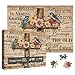 Larkipuzz Jesus Cross Puzzles for Adults 1000 PieceVintage Christian Religious Bible Jigsaw Puzzle Bird Flower Inspirational Scripture Puzzle - Image 2