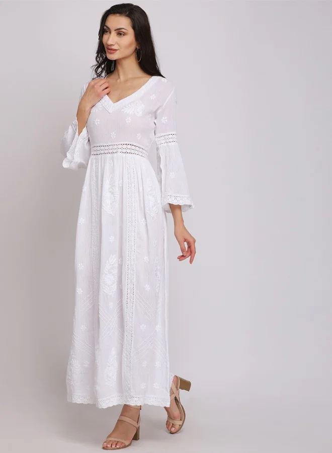 Alaya Embroidered Maxi Dress