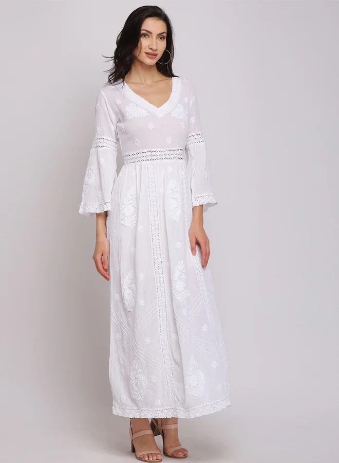 Alaya Embroidered Maxi Dress