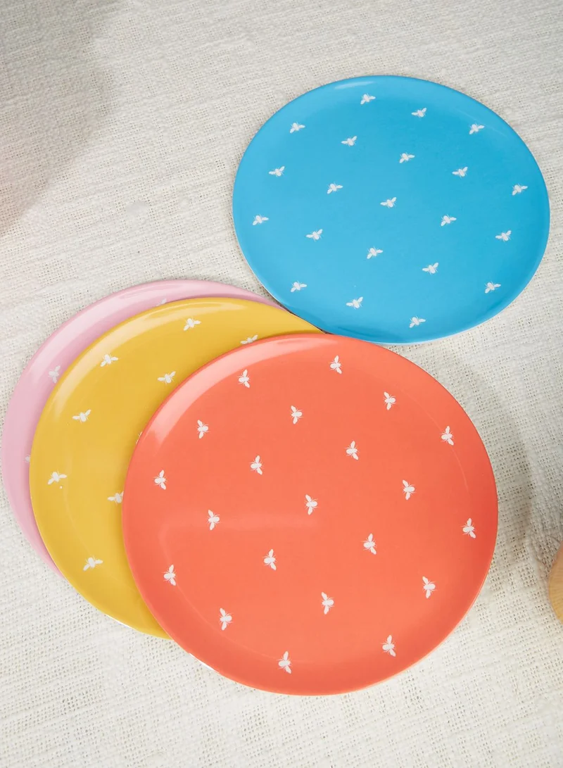 Joules Set Of 4 Melamine Plates