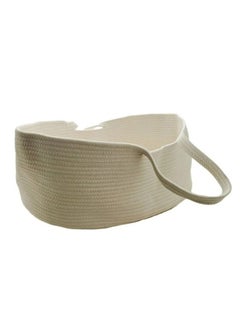 MIXDE Baby Changing Basket Moses Basket Boho Nursery Decor Cotton Rope Changing Table Topper Bed  - Image 1