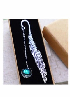 KASTWAVE Bookmarks, Metal Bookmark, Retro Feather-shaped Twelve Constellation Bookmarks Ideal Creative Gifts For Readers, Women, Friends, Teachers And Children, Book Decorations - Scorpio  - Image 1