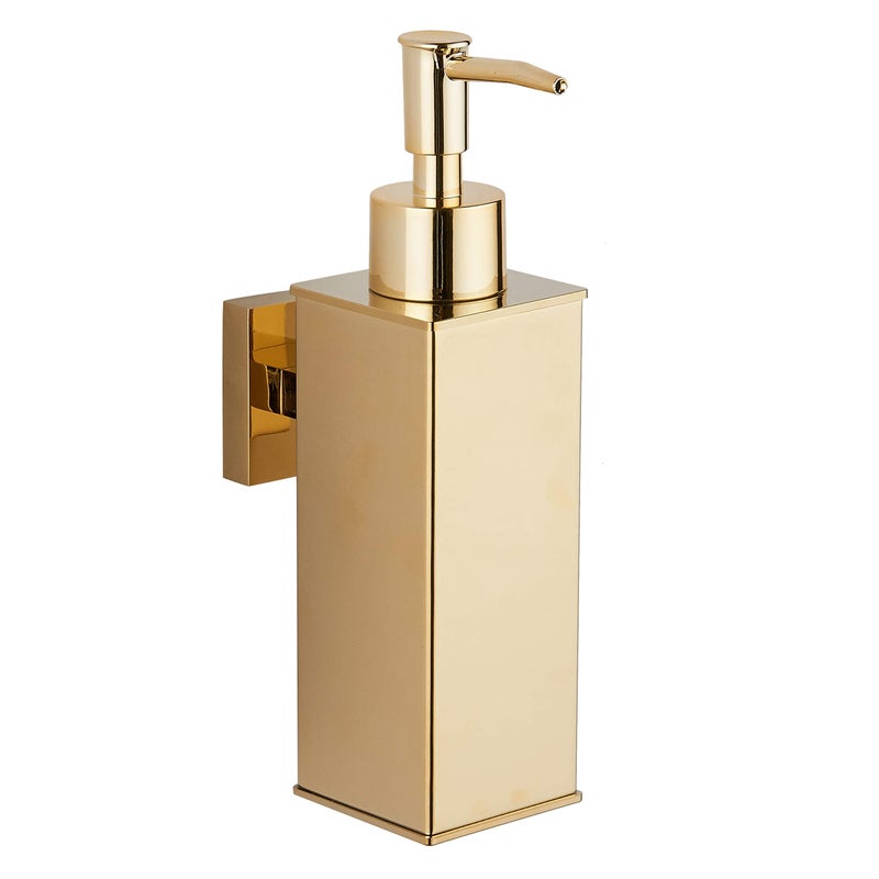 BGL Soap Dispenser Gold Wall Mounted Soap Dispenser 304 Stainless Steel Dispenser for Home Decor