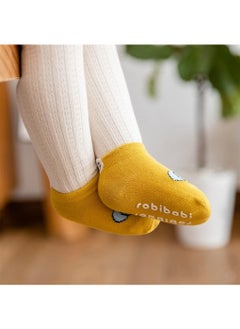 MileMelo 5 Pairs Baby Non Slip Socks - Cute & Funny Gender Neutral Baby Shower Gift Multicolour  - Image 4