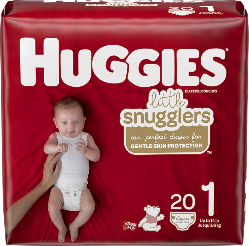 Huggies Little Snugglers Size 1 Diapers - Image 2