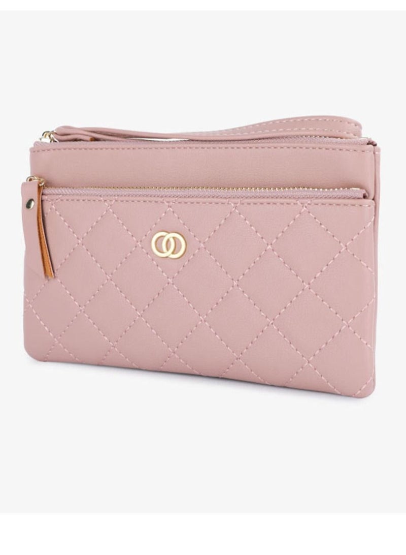 Classic Ladies Wallet Fashion Rhombus Clutch Wallet