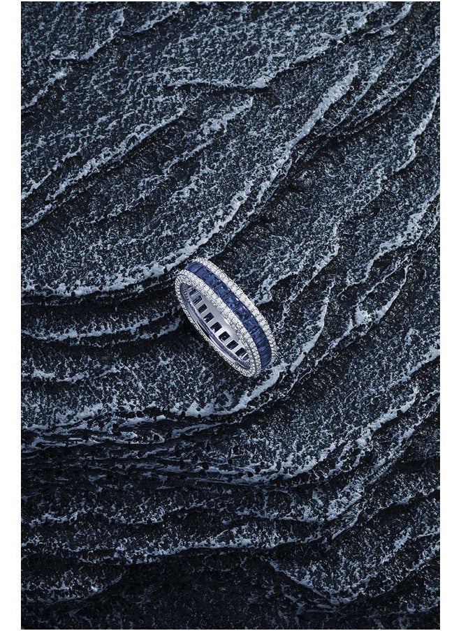 MONACO - APM Blue Pavé Ring - Image 1