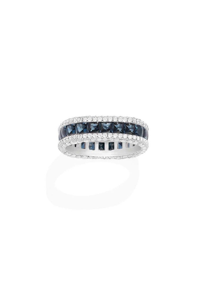 MONACO - APM Blue Pavé Ring - Image 1
