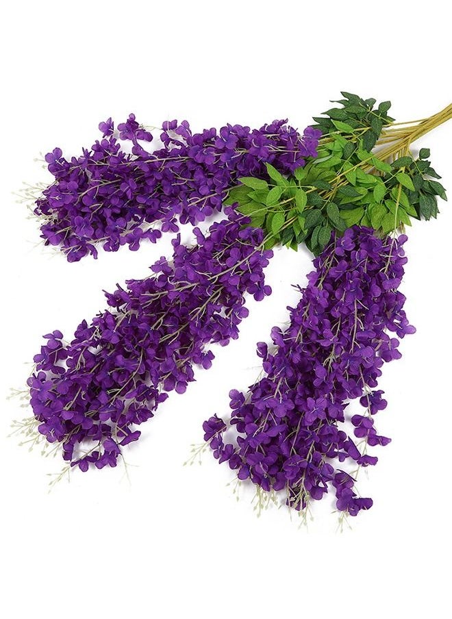 هايدو 12 عبوة من الزهور المعلقة من نبات الكرمة الاصطناعية  - Image 4