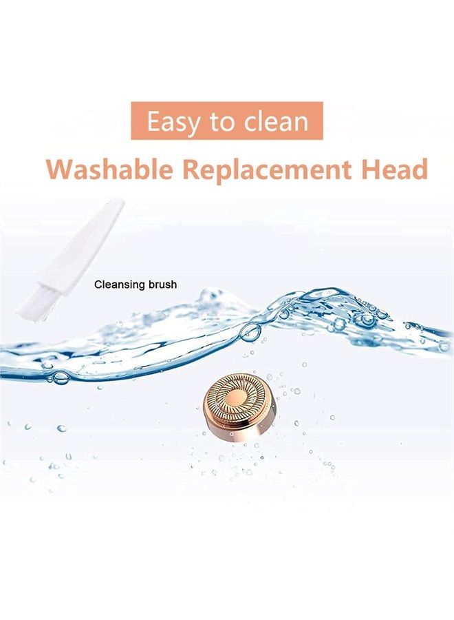 gurelax رؤوس بديلة لجهاز إزالة الشعر للوجه Finishing Touch Flawless للنساء الجيل 2، رؤوس بديلة لإزالة الشعر الخالي من العيوب - Image 2