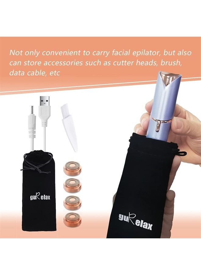 gurelax رؤوس بديلة لجهاز إزالة الشعر للوجه Finishing Touch Flawless للنساء الجيل 2، رؤوس بديلة لإزالة الشعر الخالي من العيوب - Image 1