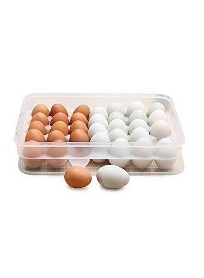 Styleys Plastic Egg Box, Tray for Fridge (34 Eggs_S11103) - Image 2
