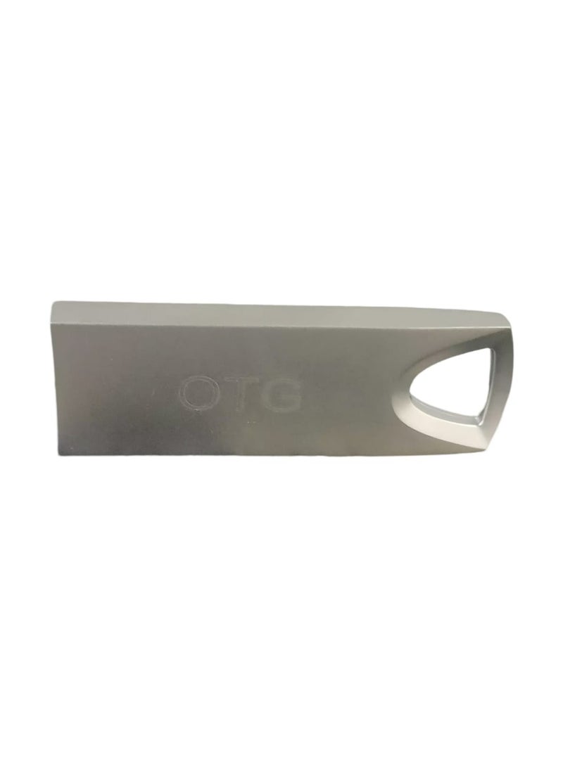ماركة غير محددة - فلاشة بلوتوث معدن لاسيلكي USB  للسيارة ( لون فضي ) - Image 1