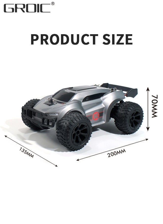 GROIC - Remote Control Car - 2.4GHz High Speed Rc Car, Off-Road Hobby Rc Racing Car with Colorful Led Lights and Rechargeable Battery,Electric Toy Car Gift for Boys Girls Kids - Image 1