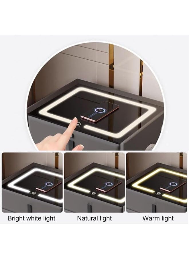 NKX Smart bedside table rechargeable and multifunctional wireless Charging and BT speaker for bedroom - Image 4