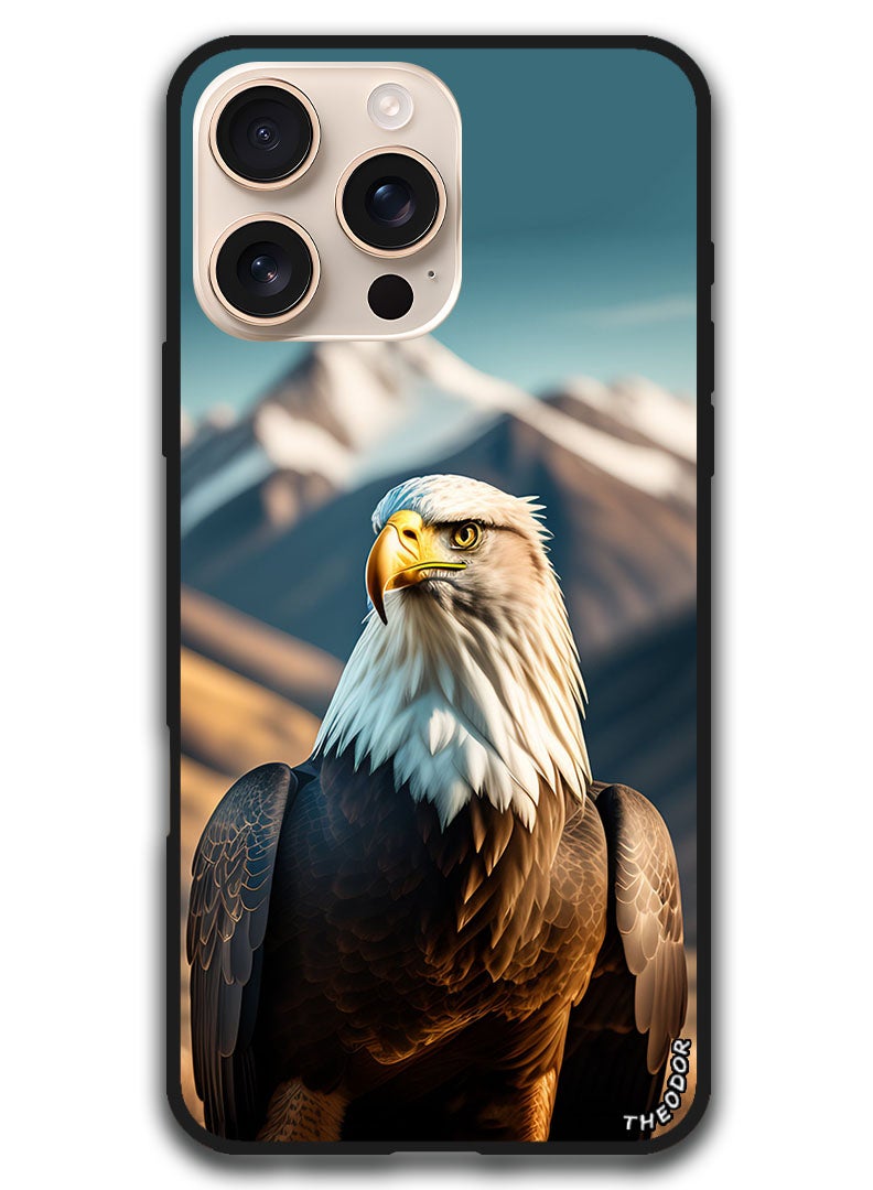 Theodor Protective Case Anti Scratch Shock Proof Bumper Cover For iPhone 16 Pro (6.3)-inch Eagle 1 - Image 1