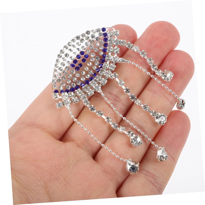 5pcs Rhinestone Eye Shaped Applique Patch DIY Sewing Garment Decoration Tassel Embellishment for Clothing Jackets Jeans Accessories - Image 4