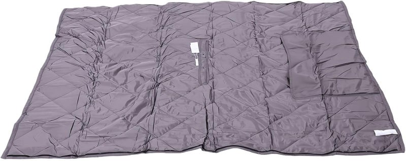 Camping Blanket Poncho,Wearable Hoodie Blanket for Outdoor, Hiking, Stadium - Image 1