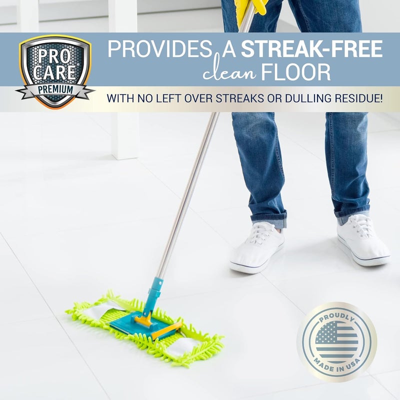 Procare Citrus Floor Cleaner Concentrate (Made in USA) | Vinyl, Wood, Tile, Stone & Laminate Floor Cleaner For Mopping, Household Supplies, Cleaning Solution Concentrate For Kitchen & Bathroom - 8oz - Image 2