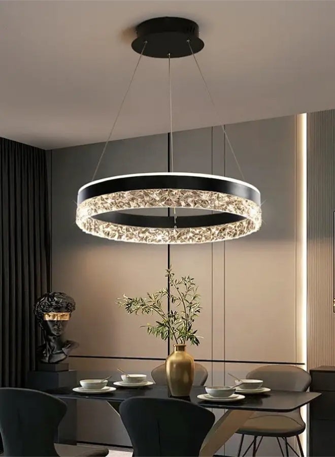 أبيكس ثريات ضوئية من طراز LED ذات مصدر دائري من طراز LED لمقصورات حديثة ذات ثريات حديثة ذات ثقوب، يمكن، ويمكن استخدامها في مكتبة المقهى في غرفة المعيشة - Image 1