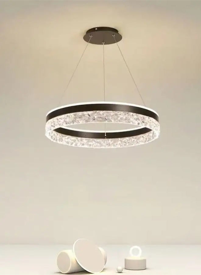 أبيكس ثريات ضوئية من طراز LED ذات مصدر دائري من طراز LED لمقصورات حديثة ذات ثريات حديثة ذات ثقوب، يمكن، ويمكن استخدامها في مكتبة المقهى في غرفة المعيشة - Image 4