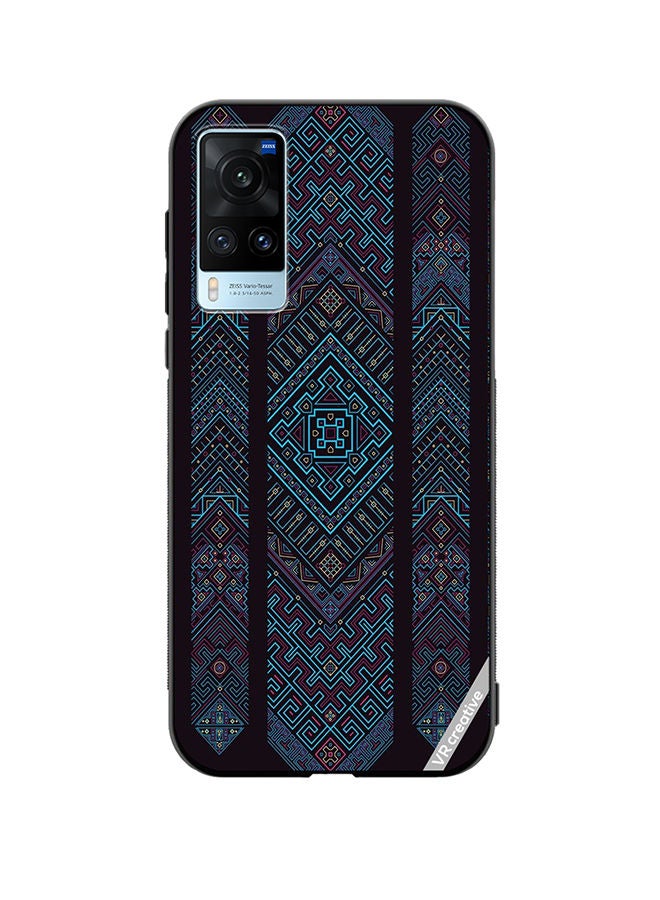 VR CREATIVE Protective Case Cover For Vivo X60 Mandala Design Multicolour - Image 1