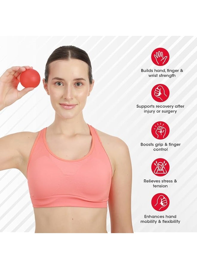 LifeWear Life Wear Gel Exercise Ball, Medium Resistance for Hand, Finger, and Wrist Strengthening, Ideal for Post-Operative Recovery, Physiotherapy, Grip Training, and Stress Relief - Image 3