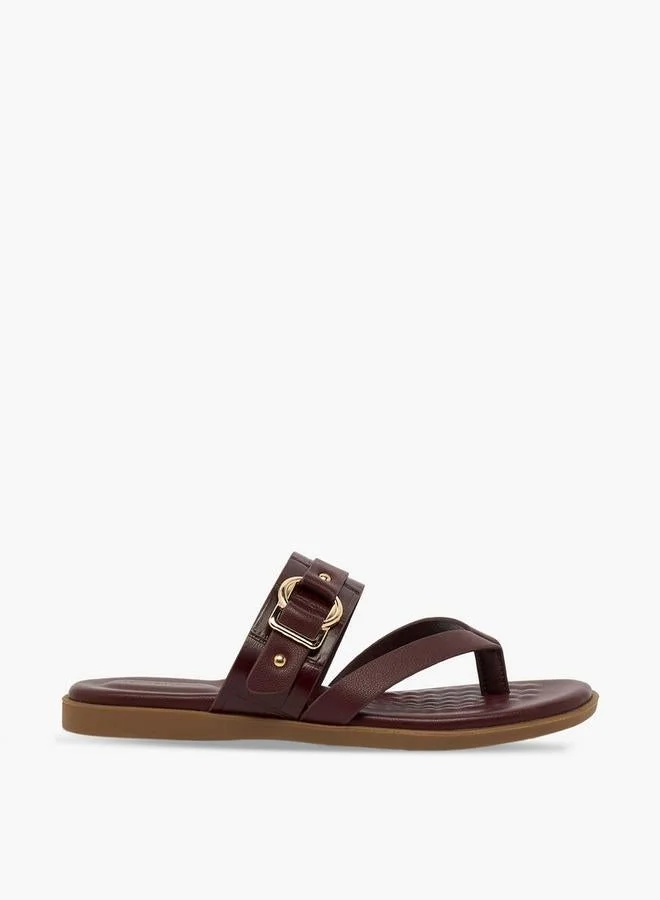 Women Buckle Accent Sandals