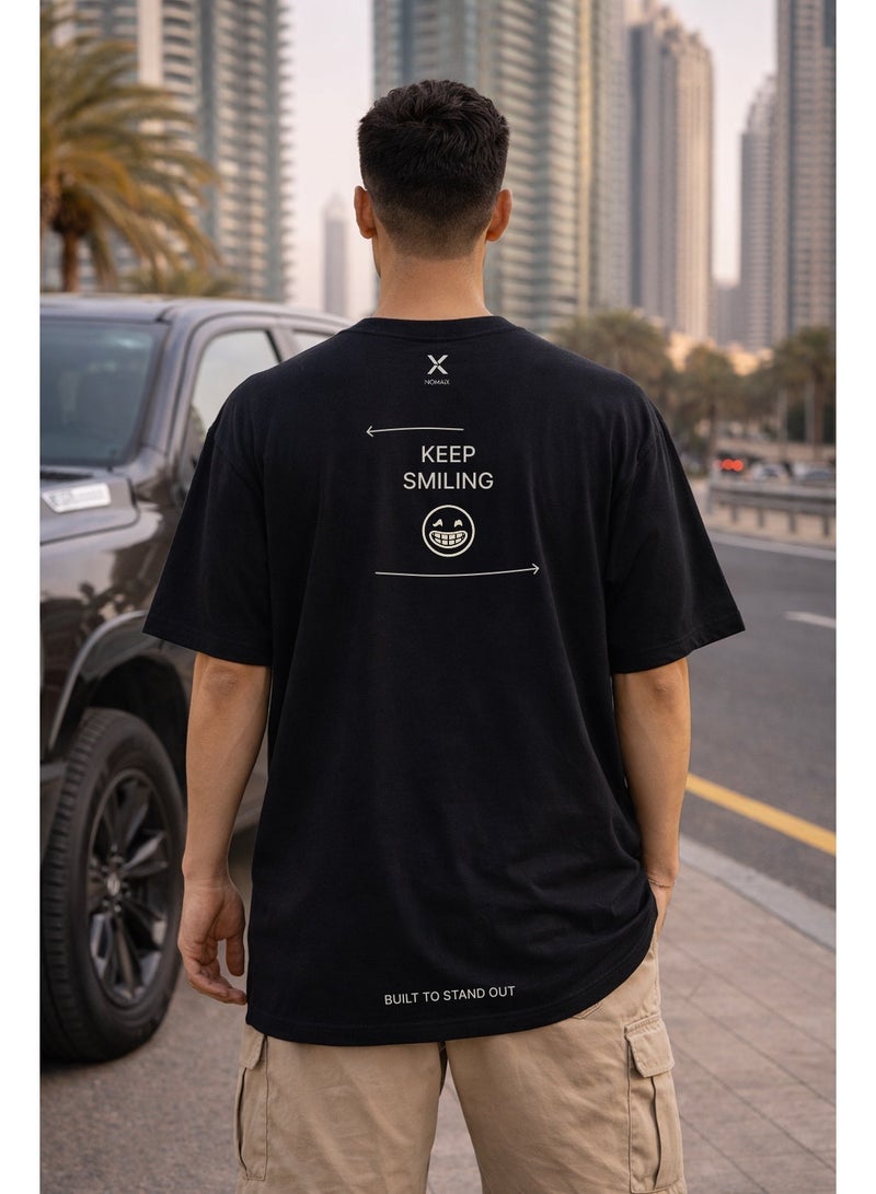 NOMAiX You Hey You T-Shirt | Graphic Oversized Tee | Streetwear Slogan | Oversized Drop Shoulder | Unisex | Made in UAE - Image 4