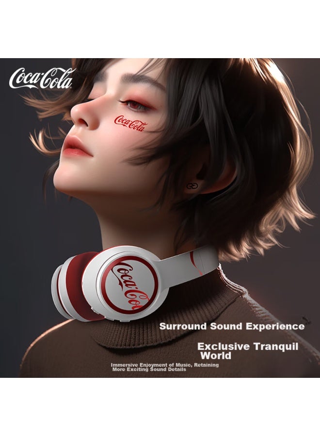 Coca-cola T05 Over-ear Wireless Bluetooth Headphones, Gaming Headphones With Deep Bass, Sports Headphones, Chinese New Year Gift, Compatible With Apple, Huawei, Xiaomi And Other Devices - Image 4