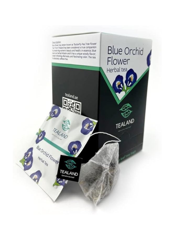 Tealand Tealand Blue Tea Butterfly Pea Tree Thai Orchid Clitoria Ternatea Flower Natural Food Dye (Tea Bag)  - Image 5
