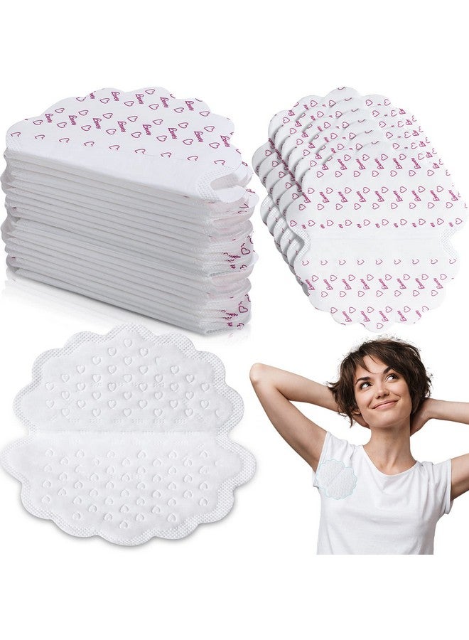 Loopeer 50 Pack Large Underarm Sweat Pads for Women Armpits Adhesive Disposable Dress Guards Non Visible Secret Sweat Block Comfortable Unflavored Non Sweat Armpit Protection for Sweating, 4.92 x 4.53 Inches  - Image 1