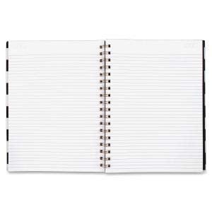 Cambridge Business Notebook, Hardcover, 80 Sheets, 9-1/2 x 7 Inches, Fashion, Black/White Stripe (59012) - Image 4