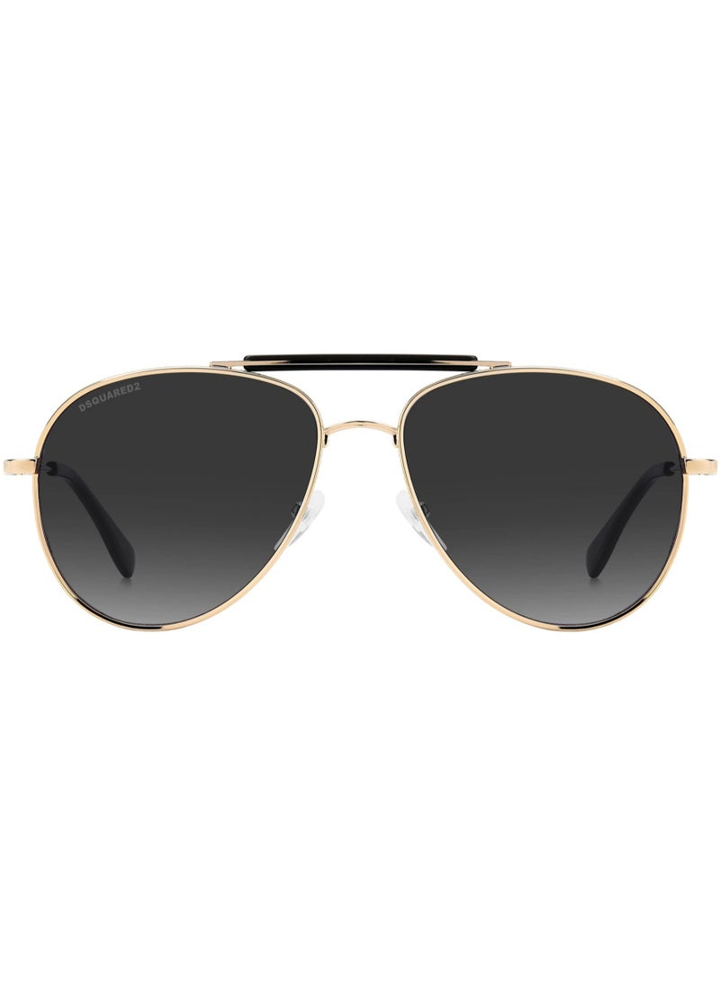 DSQUARED2 Have one to sell? Sell it yourself DSquared2 Men's Gold-Tone Aviator Sunglasses - D20045S 0RHL 9O  - Image 2