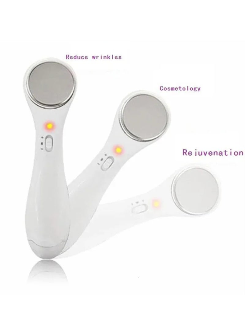 Anti-Wrinkle Ionic Face Massager - Skin Tightening, Whitening, & Deep Cleansing Beauty Device for Women - Electronic Iontophoresis - Image 3