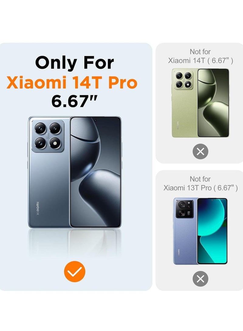 ELTRAZONE Xiaomi 14T Pro 5G Soft Silicone Case with Microfiber Lining, Shockproof Protection, and Camera Guard in Black - Image 2