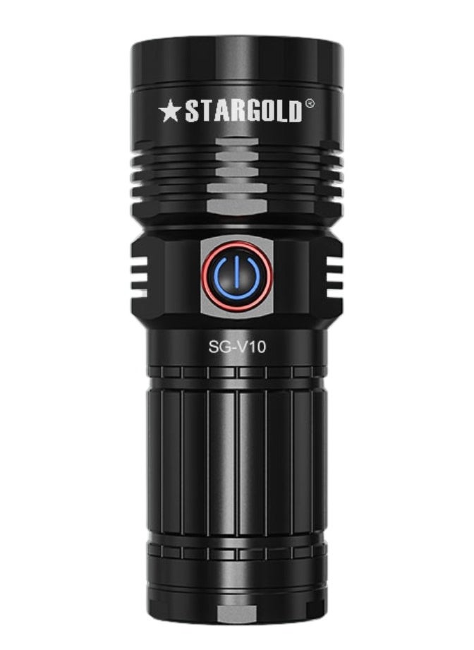 Stargold Rechargeable LED Flashlight With Power Bank Germany Technology 40W LED 11000mAh Rain Proof LED Light  - Image 1