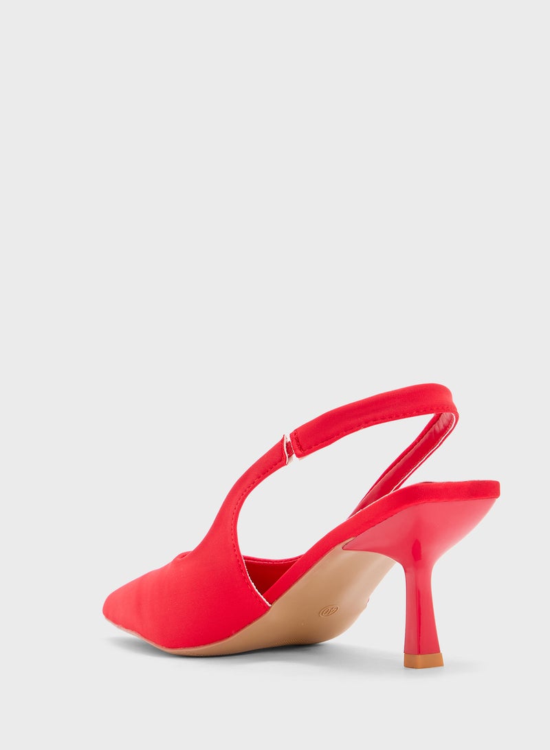 Ginger Ladies Classic Heeled Pump  - Image 3