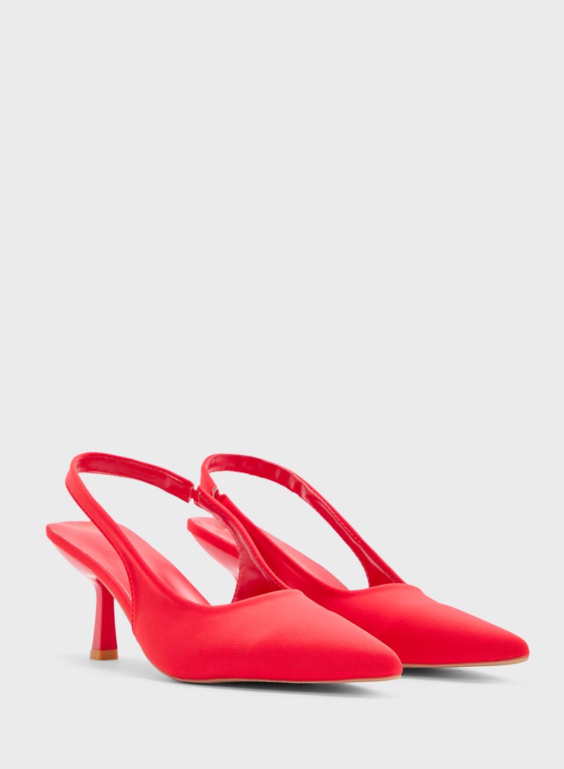 Ginger Ladies Classic Heeled Pump  - Image 4