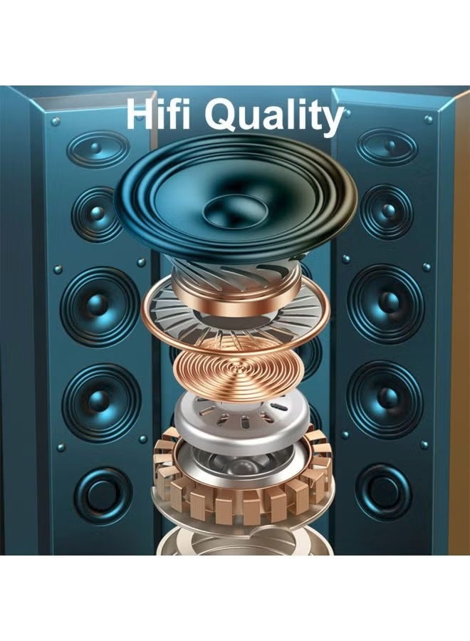 ارواق سماعات أذن داخلية R3 لاسلكية حقيقية بتقنية بلوتوث 5.0 مع علبة شحن – أسود - Image 5