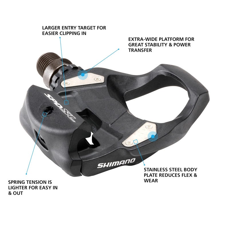 SHIMANO PD-RS500 Recreational Road Bike Pedal - Image 2