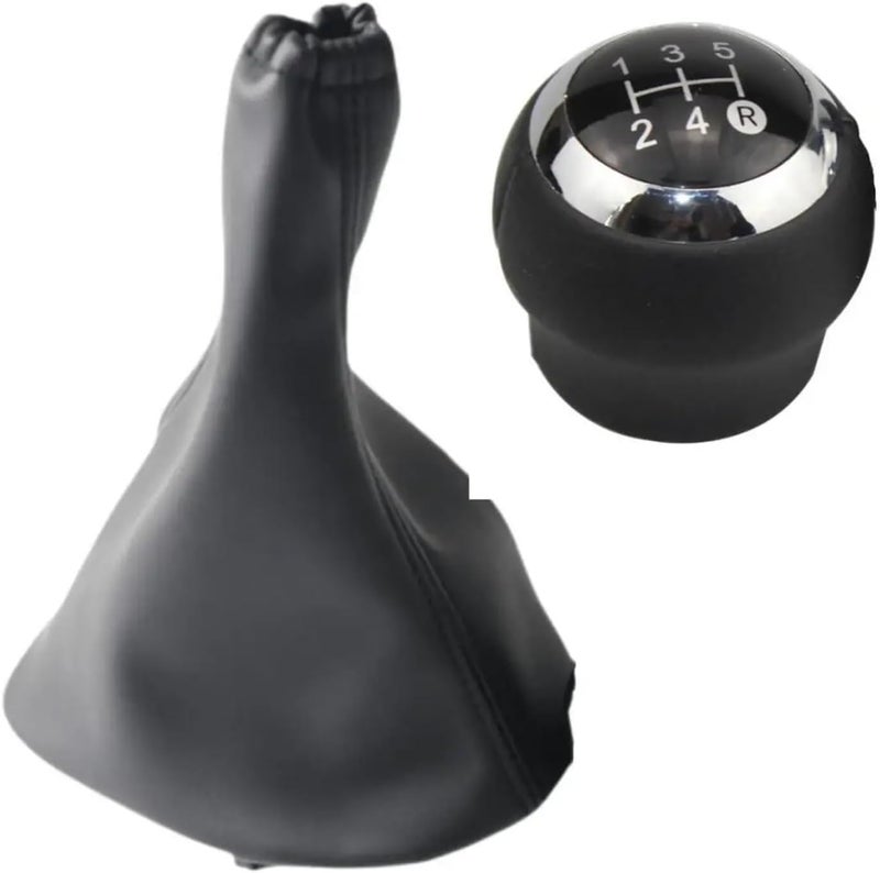 5 Speed Gear Shift Knob Lever Shifter Head Gaiter Boot Cover For Toyota Yaris MK2 2005 2011 - Image 1
